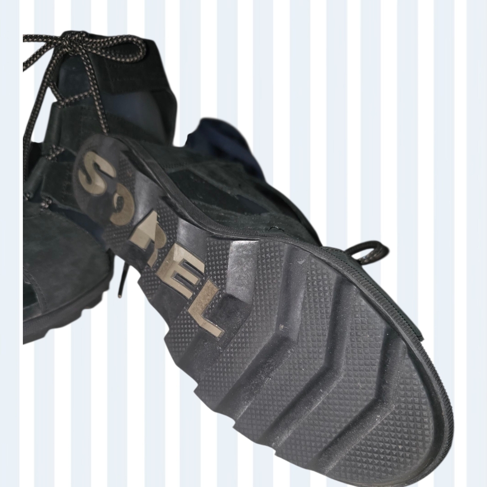 Black Wedge Sandals - Picture 3 of 3